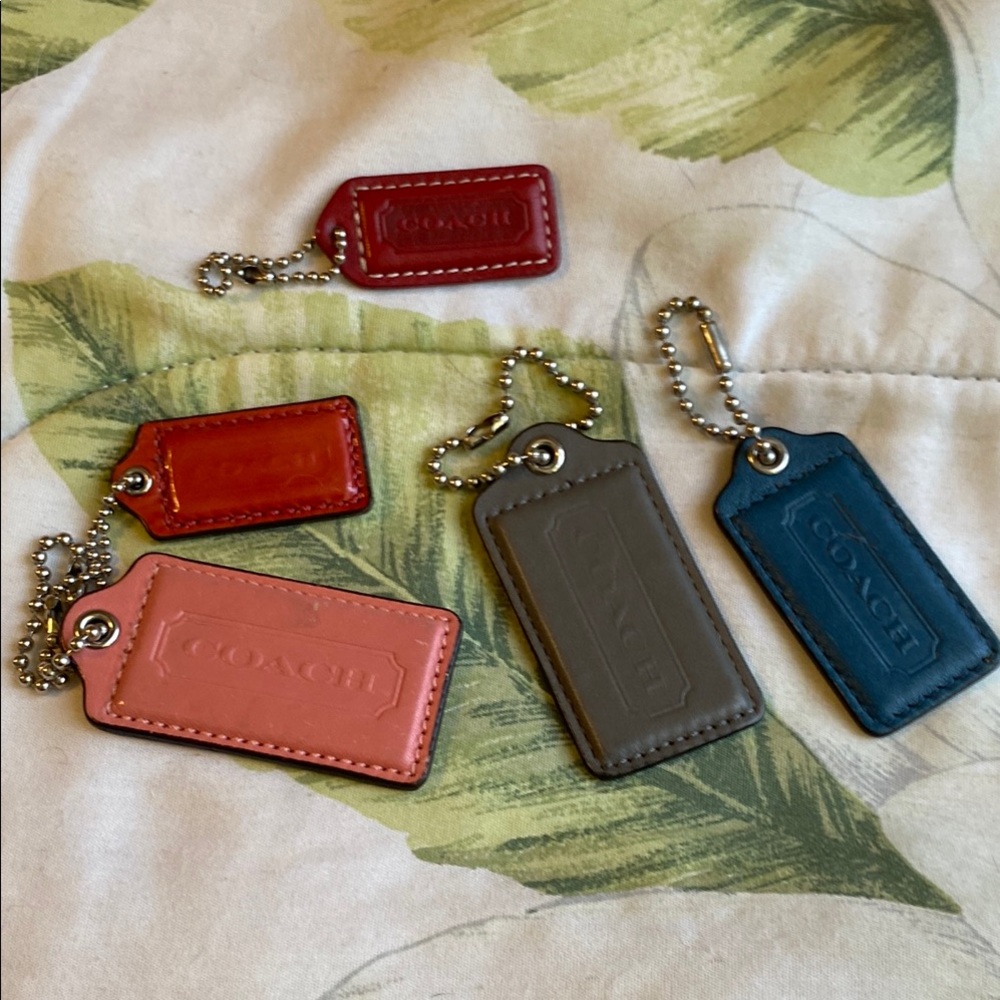 Coach Multicolor Leather Keychain Collection